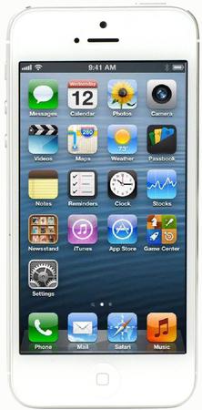 Смартфон Apple iPhone 5 64Gb White & Silver - Ленинск-Кузнецкий